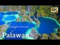 Palawan by drone  el nido  coron philippines  4k aerial footage