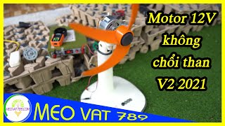 Động cơ quạt Motor quạt 12V không chổi than V2 2021 - Brushless 12V fan motor