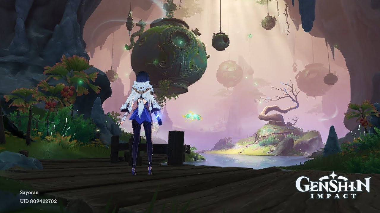 Genshin Chase the butterflies into the medicine jar YouTube