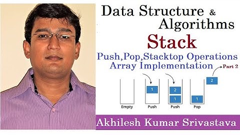 10.5 Stack: Push and Pop Operations (Array Implementation) - Part 2