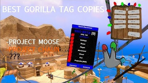The Best Gorilla Tag Copies With Free Mods! (Camera Mod, bark menu, and so much more!)
