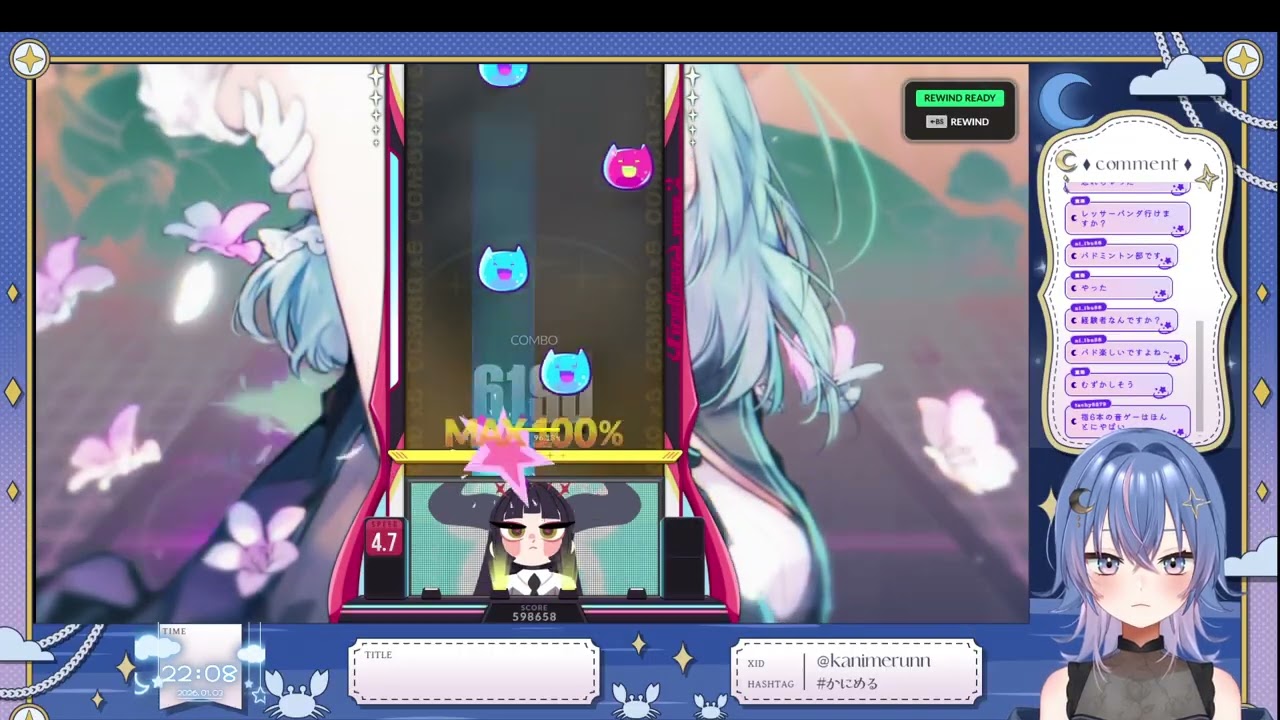 🦀音ゲー/マイクラ🌕少しやってマイクラ