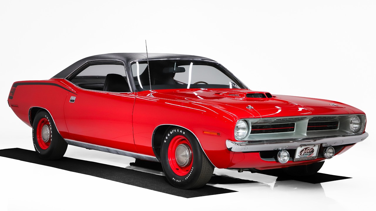 希少　１９７０　クーダ 1970 Plymouth Cuda for sale at Volo Auto Museum (V22413) - YouTube
