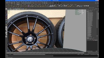 Modeling tutorial in Maya - a polygon rim - Part 04: adding detail 02