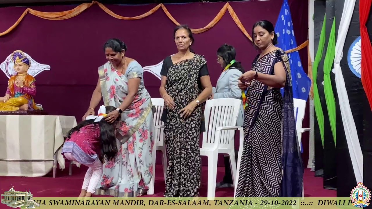 DIWALI PROGRAM 2022 - BAAL/BALIKA MANDAL, SHREE TANZANIA SWAMINARAYAN MANDIR, - 29-10-2022
