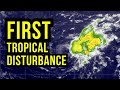 First tropical disturbance of the hurricane season