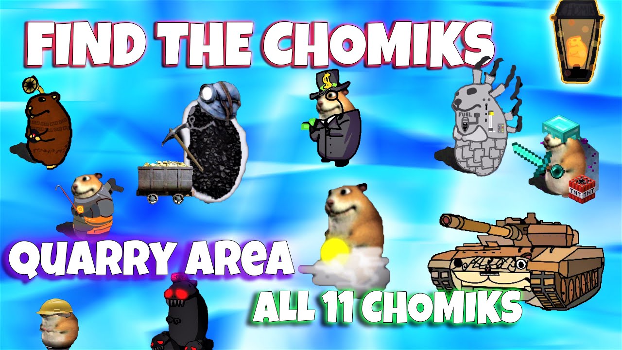 ROBLOX Find The Chomiks ALL 11 Chomiks In QUARRY AREA YouTube Roblox find the chomiks all 11 chomiks in quarry area youtube