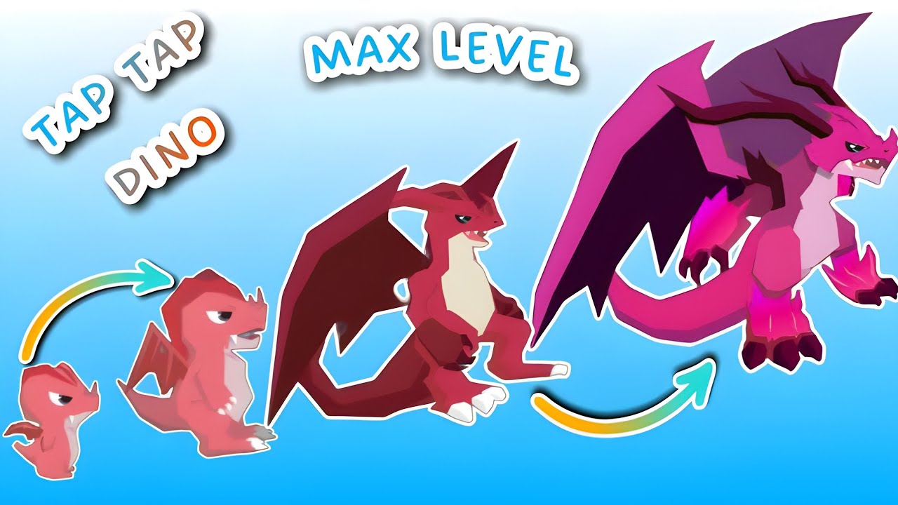 "Tap Tap Dino Unleashing the Ultimate Max Level Dinosaur! 🦖🔓" YouTube