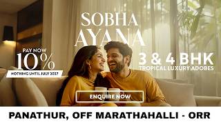 Sobha Ayana 3BHK Bangalore | Panathur Road Luxury Apartments | 📞 9886890004