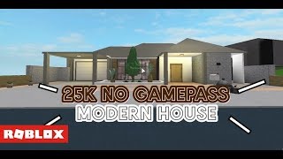 Roblox Bloxburg - No Gamep Modern House 25K
