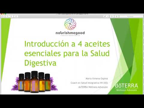 Intro a 4 aceites esenciales para la  Salud Digestiva