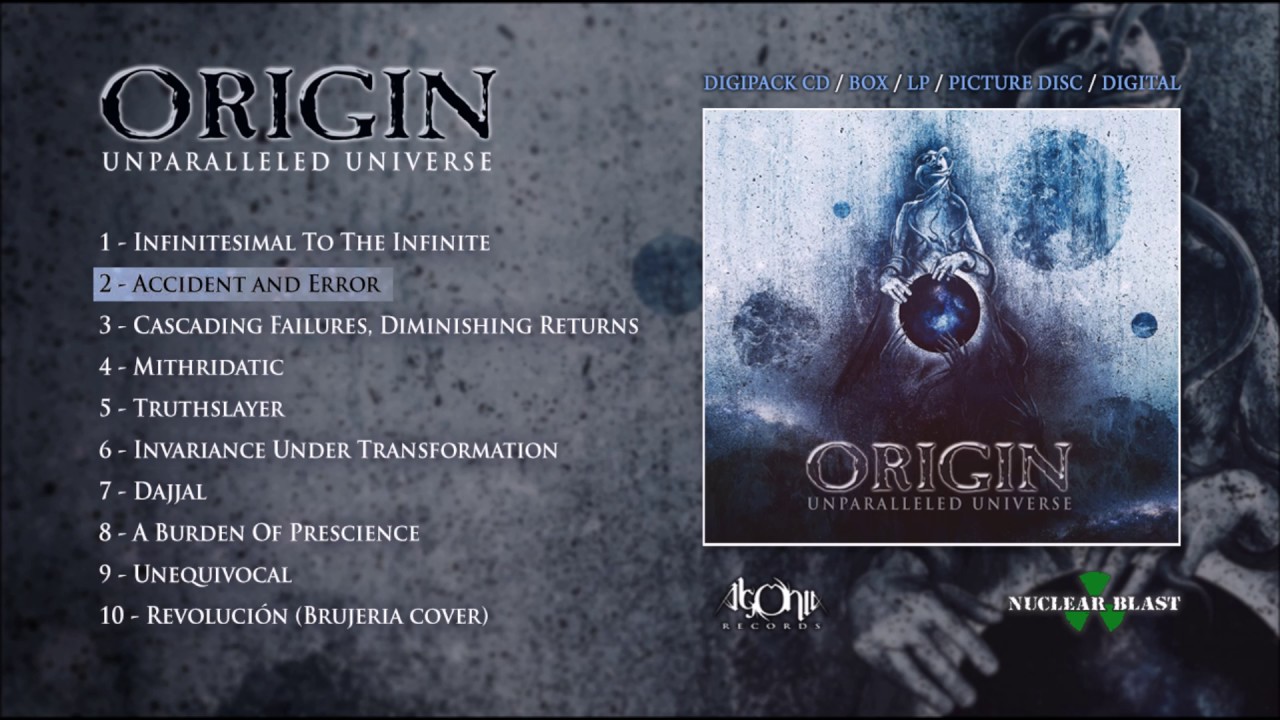 ORIGIN - Accident And Error (Official Track Stream) - YouTube