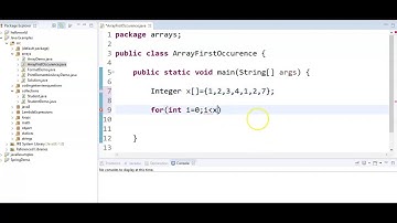 Java Program to find the first duplicate occurence in an array