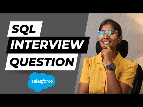 Salesforce's SQL Question & Answer | Crack ANY Interview with this 3 Step Approach