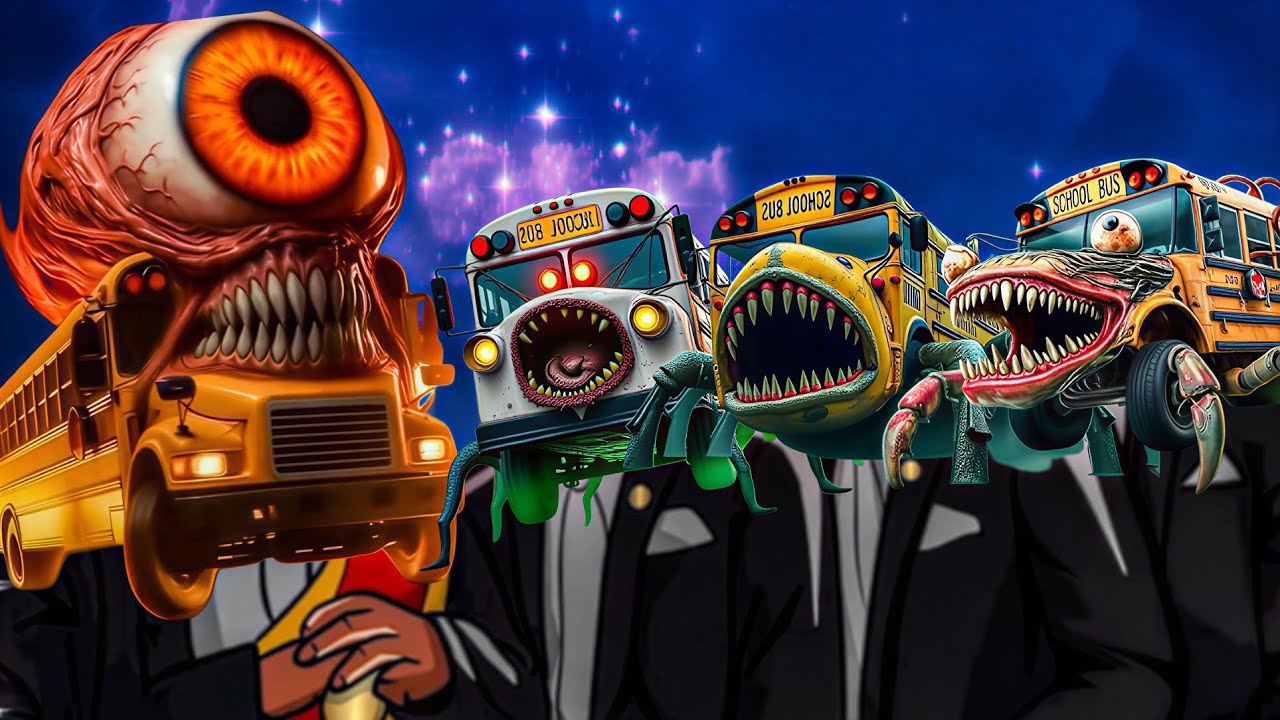 School Bus Monster EATER - CoffinDance Monster(COVER)