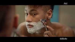 Neymar Jr in the Gillette commercial