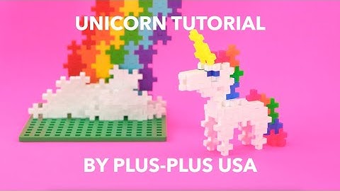 Make a Tiny Rainbow Unicorn Fast! | Unicorn Tutorial | Plus-Plus Builds
