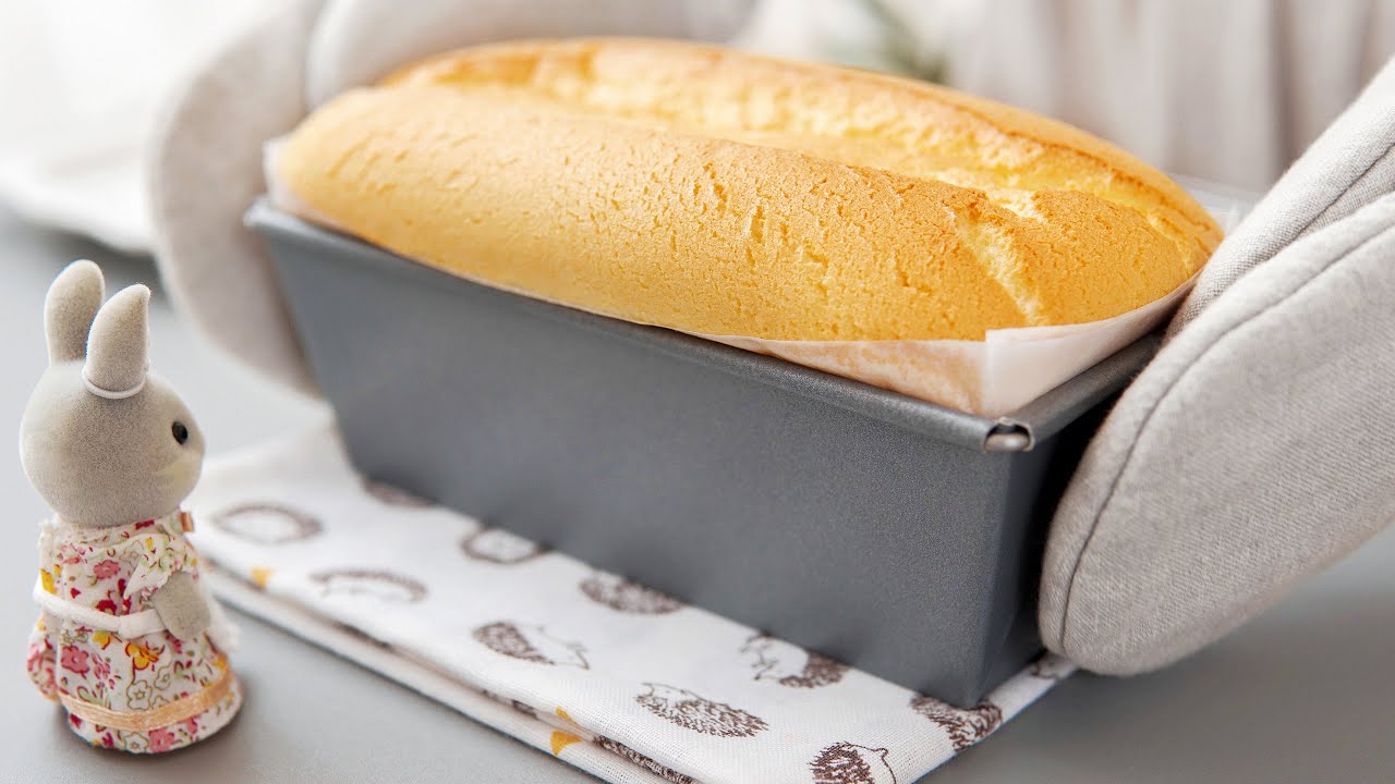 Cream Chiffon Pound Cake ✿ Light and Fluffy Chiffon Cake