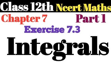 Class 12th Ncert Maths|Chapter 7 Integrals| Exercise 7.3|Integration using Trigonometric identities