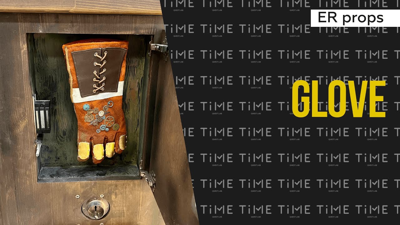 Glove. Escape room TEMPUS' GATE. Props for the escape room