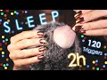 [ASMR] 120 Triggers over 2 hours! 😴 99.99% of YOU will fall ASLEEP (No Talking)