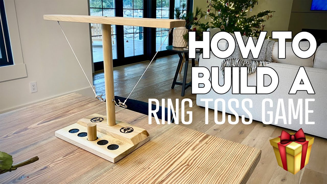 DIY Tabletop Ring Toss Game 🎁 