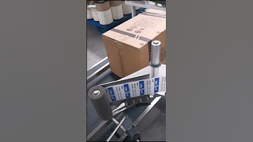 Box one side labeling machine automatic carton case label applicator line