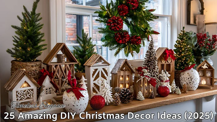 🎄 Transform Your Home with 25 Amazing DIY Christmas Decorations 2025!