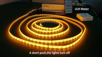 uPowerTek Constant Voltage PUSH dimmable LED Driver Test