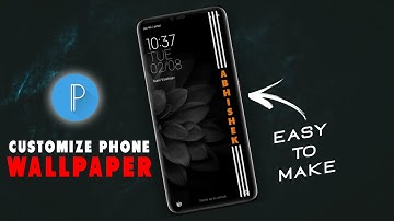 How to create your own phone wallpaper 🔥 || Pixellab tutorial
