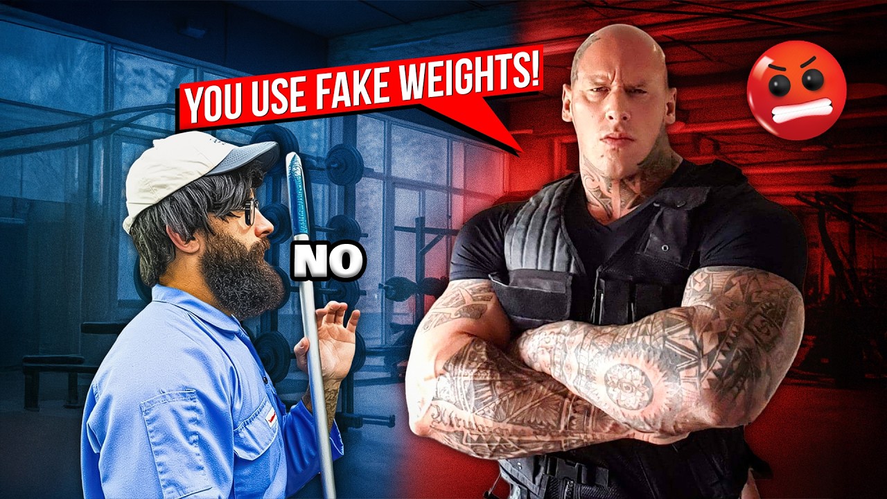 BODYBUILDER VS CLEANER 💪🔥  Anatoly GYM PRANK #13