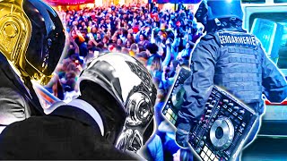 Arrestation en plein concert illégal en Daft Punk - Rennes - Les Inachevés