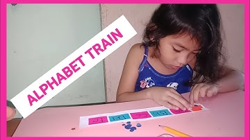 ALPHABET TRAIN | SCHOOL ART ACTIVITY OF ZAIRA