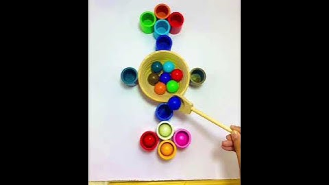 Color Sorting ASMR Reverse, ♥️#shorts