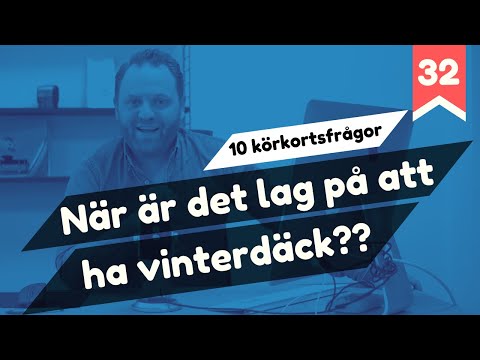 Video: Är lera och snödäck samma som vinterdäck?