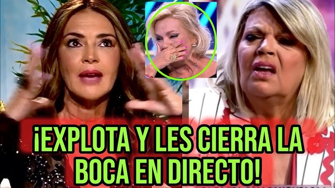 💥SE CAE EL PLATÓ! OLGA MORENO FULMINA A TERELU CAMPOS Y CARMEN BORREGO EN  DE VIERNES DE SANTI ACOSTA - YouTube