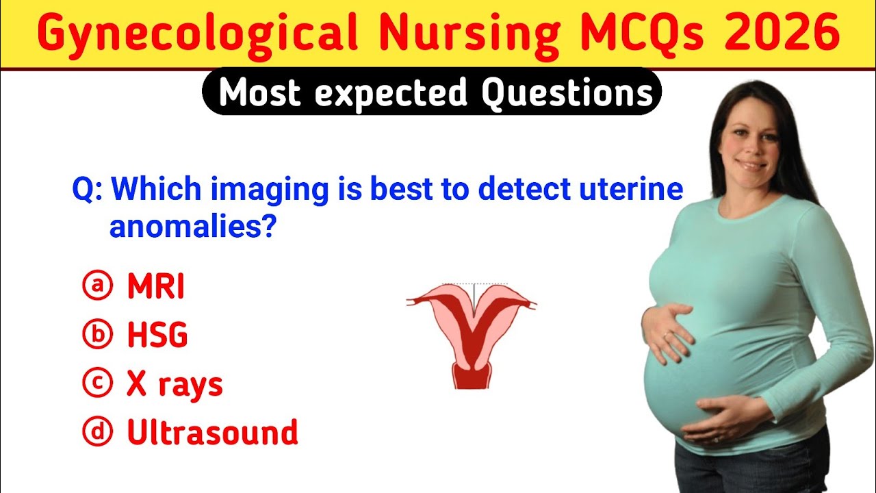 Gynecology Nursing MCQs 2026 | Smart & Tricky Questions | RRB, NCLEX, NORCET, GNM