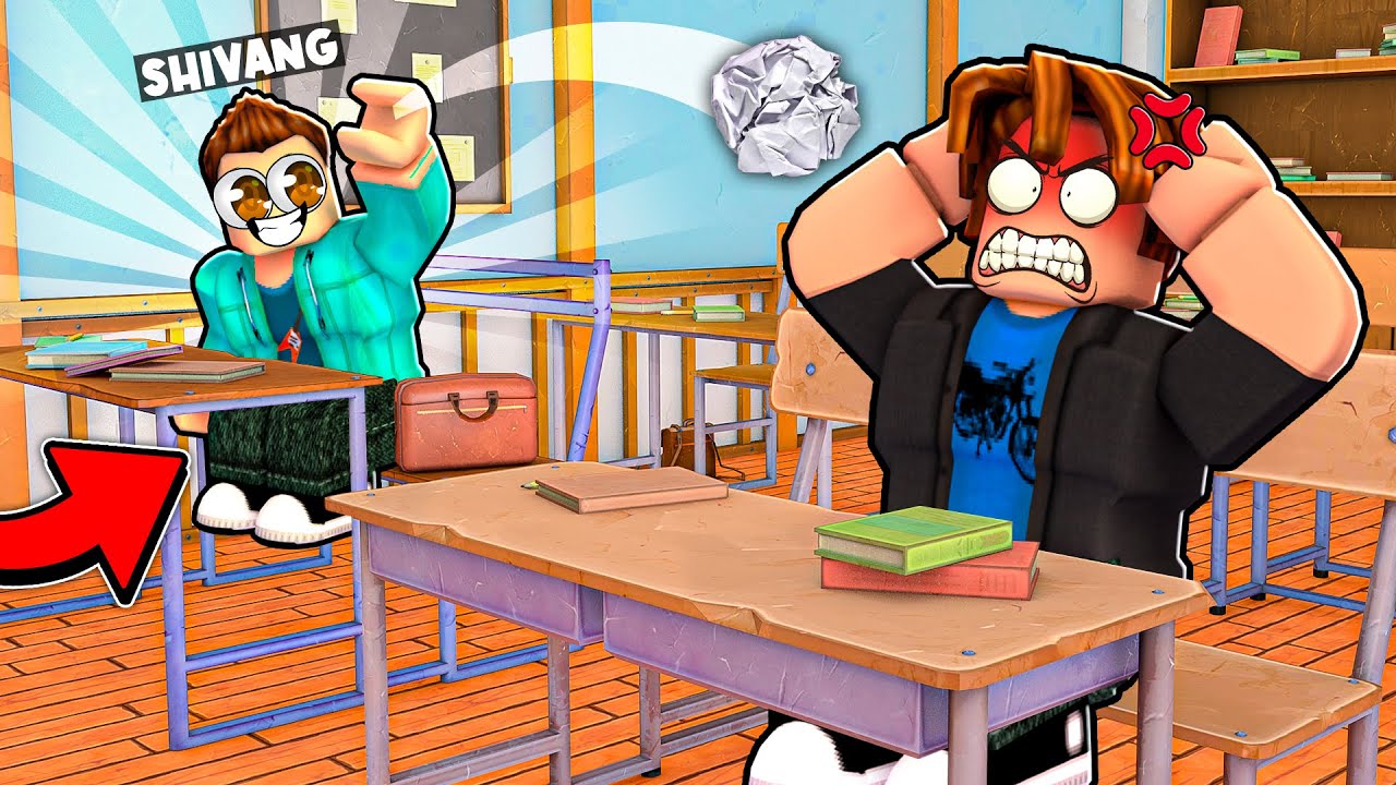 IRRITATING MY CLASSMATES IN ROBLOX SCHOOL TYCOON!!
