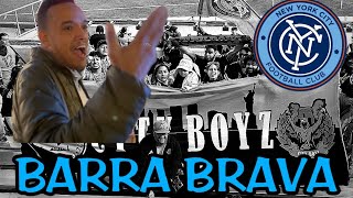 Un PARTIDO con la BARRA BRAVA de NEW YORK CITY FC + PREVIA + ENTREVISTA a los JUGADORES