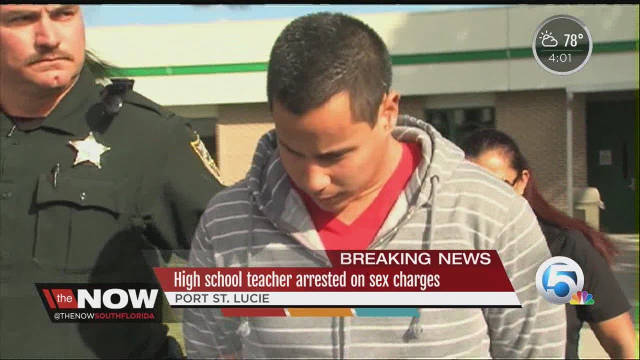 High school teacher arrested on sex charges - YouTube