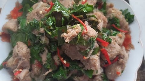 CÁ ĐUỐI XÀO LÁ CÁCH 