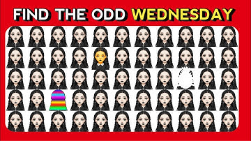 🎯 Only 1% of Americans Can Win! Find the Odd One Out – Wednesday Edition (Easy ➜ Medium ➜ Hard)