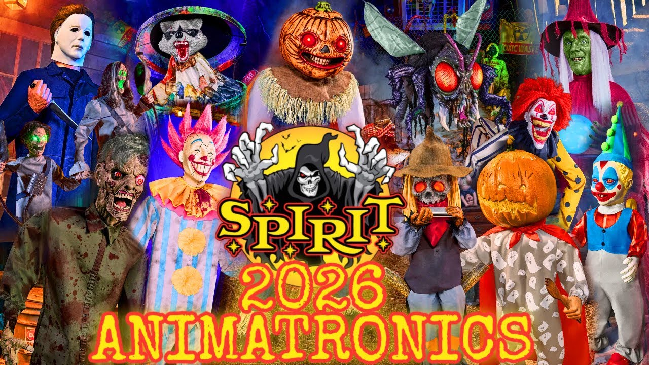 Spirit Halloween 2026 ANIMATRONICS in ACTION