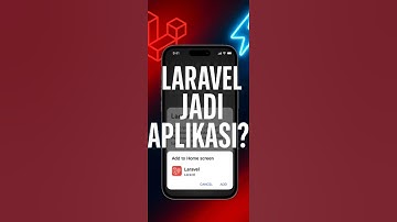 Install aplikasi web laravel mu seperti mobile apps cuman modal PWA. Apa itu PWA simak sampai habis!