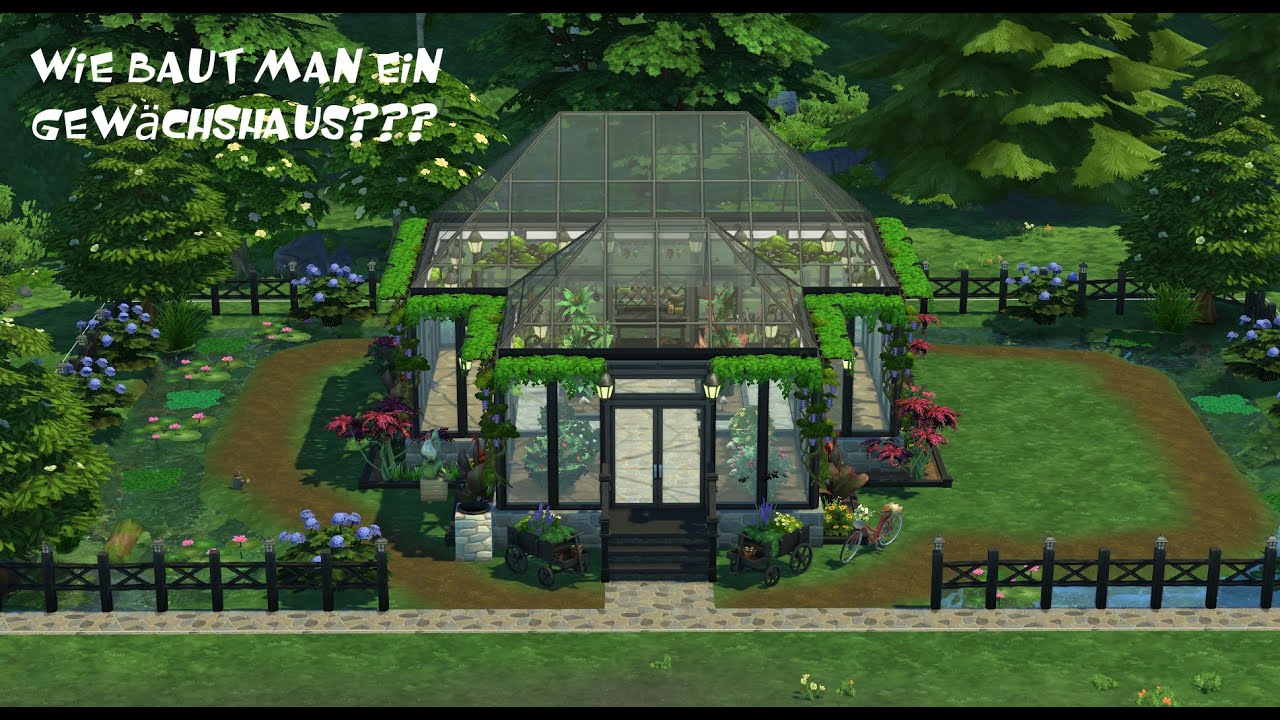 Sims 4 Wie baut man ein Gewächshaus? Speedbuild YouTube