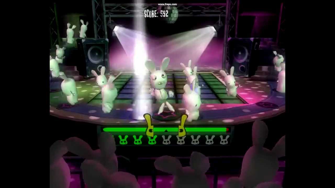 Rayman Raving Rabbids gameplay (dance) - YouTube