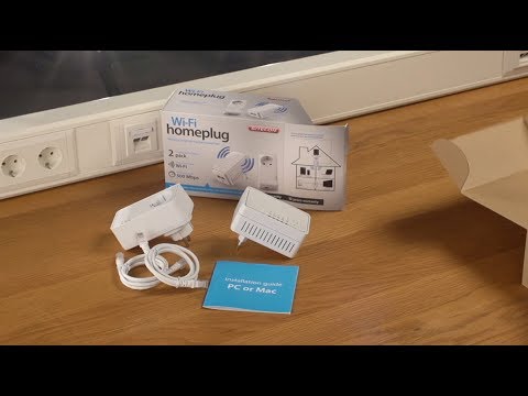 Unboxing & Installation des Sitecom LN-555 Wi-Fi Homeplug Dualpack - DEUTSCH