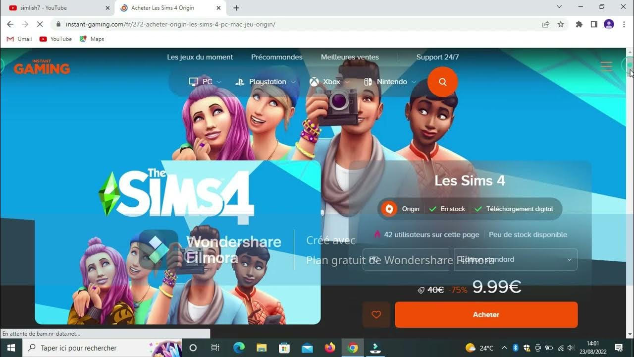 Installer des jeux à partir de instant gaming YouTube