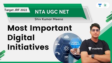 Most Important Digital Initiatives | Quick Revision | NTA UGC NET | Shiv Kumar Meena