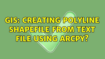 GIS: Creating Polyline shapefile from text file using ArcPy?